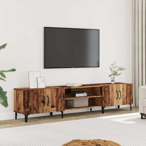vidaXL Mobile Porta TV Legno Antico 180x31,5x40cm in Legno