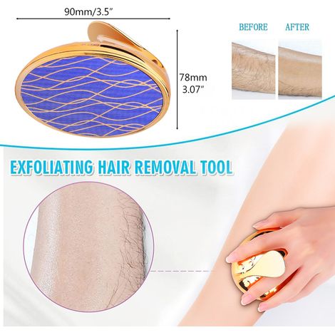 Épilation Cristal Nano Douce pour Femmes, Dispositif Épilatoire Sans Rasage ni Coupure, Gommage et Élimination des Poils, Appareil de Soin Exfoliant (1/5)