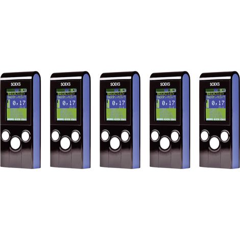 Pack 5 Détecteurs de Radioactivité Compteur Geiger Radiomètre Dosimètre - Soeks 01M - Mesure Gamma Beta X Ray ALAR Geiger Counter (1/5)