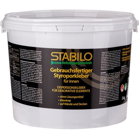 Stabilo Styroporkleber RM13, 5 kg, Dispersionskleber, Korkkleber