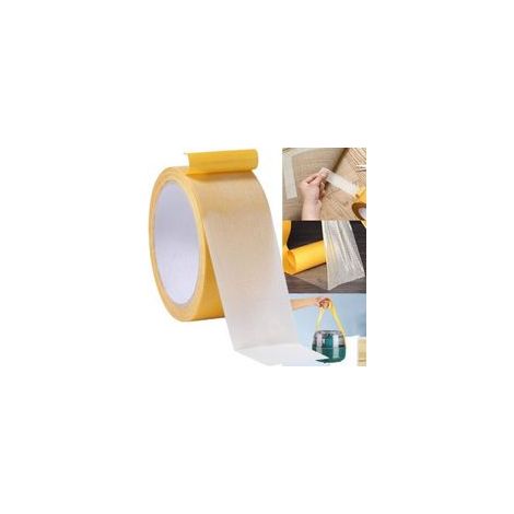Doppelseitiges Teppichklebeband – 2 Stück 3 cm x 20 m - Crezuo (1/4)