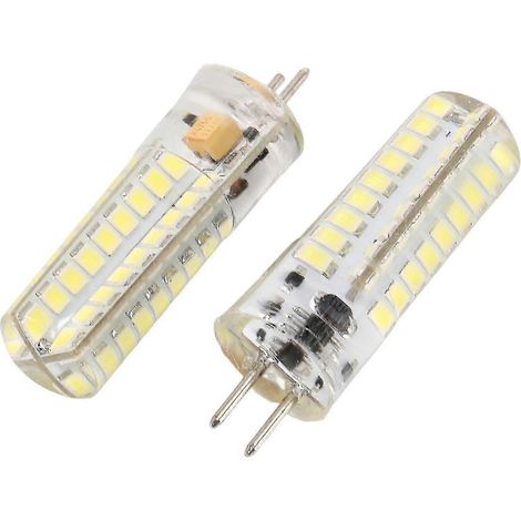 2 ampoules LED GY6.35 de 7 W, 72 LED SMD 2835, 320 lm, équivalent à une ampoule halogène de 50 W, dimmable, blanc pur 600