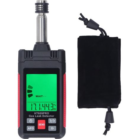 Détecteur de gaz combustible portable, double alarme, matériau ABS, capteur de gaz HT609PRO avec détection de semi-conducteur sensible au gaz (1/5)