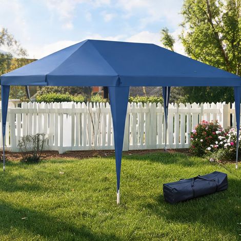 Store banne azul en acero Tela Oxford 585 x 295 x 270 cm (1/5)