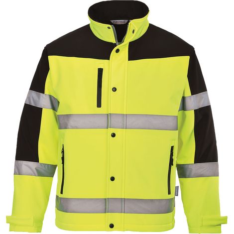 Giacca Softshell HV Bicolore (3 strati) Giallo XL