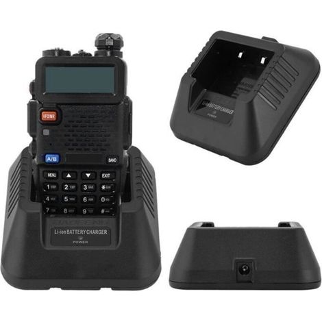 Baofeng Chargeur de batterie de voiture USB pour UV-5R DM-5R Plus talkie-walkie (prise UE) (1/3)