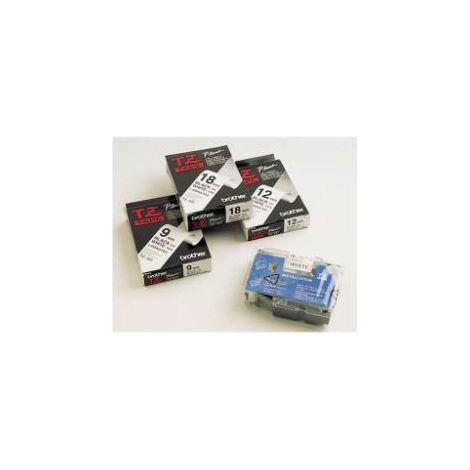 Brother TZe-252 Nastro Laminato Rosso 24 mm 8 m