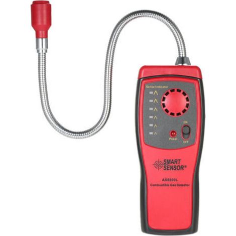 Gaslecksuchgerät für brennbare Gase, Batteriestandsanzeige, Gaslecksuchgerät für den Heim- und Laborgebrauch - Crezuo