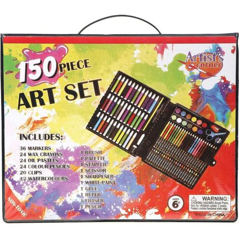 Irovami Pinceaux enfant lot 150 – Aquarelle, fournitures scolaires – Idéal pour école, cadeaux, classe (1/5)