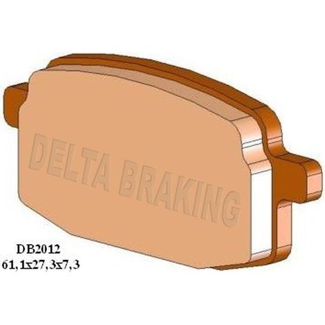 Pastillas de freno delanteras Delta FYM 125 X Sport Typhoon Quad 06 07 FYM