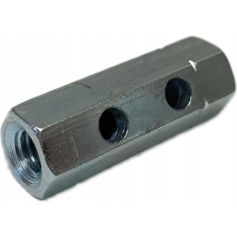Tuerca hexagonal de tensión M20 galvanizada DIN 1479, 10 unidades. (1/5)