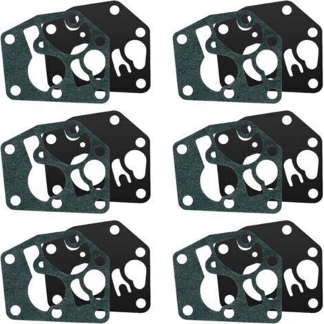 6-teiliger Vergaser-Membrandichtungssatz 795083, 495770, kompatibel mit Briggs & Stratton 495770 795083 281028 5083h 5083 (1/5)