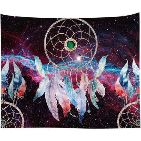 Tapestry - Polyester - Carte Du Monde Vintage - Décoration Murale Chambre Dortoir - 150 X 200 Cm - 1 Pièce (1/3)