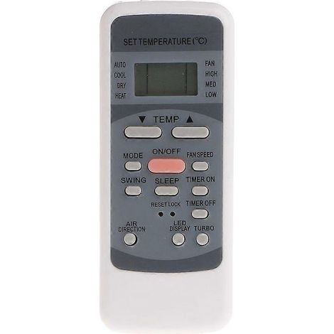 Télécommande domestique compatible avec les climatiseurs Media R51M/CE et R51D/E