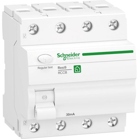 Schneider Electric R9R42440 - Interruttore a corrente residua Resi9, 4P, 40A, 30mA, tipo F