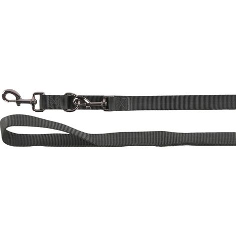 Laisse D'ENTRAÎNEMENT ZIGGI Gris Fonce 200CM 20MM