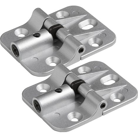 2 Stück Falttürscharnier 60 x 45 mm Öffnungswinkel 180° Klapptürbeschlag Falttürbeschlag Scharnier (1/5)