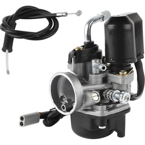 Carburateur, Carburateur de Remplacement Avec Passage de 17.5mm pour la Plupart des Scooters 50ccm de Piaggio/Gilera/Aprilia (1/4)