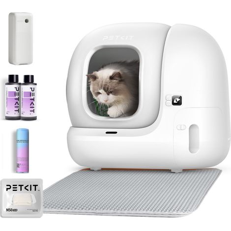 PETKIT Pura Max 2 Selbstreinigende Katzentoilette, 76L Fassungsvermögen, xSecure Sicherheitssystem, Geruchs- & Auslaufschutz, APP-Steuerung, Automatische Katzentoilette für Mehrkatzenhaushalte