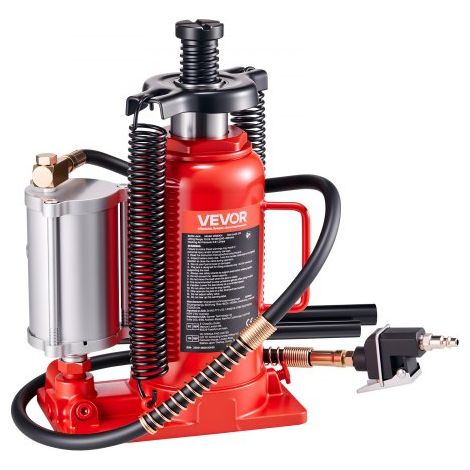 Cric Bouteille Hydraulique Pneumatique Capacité 20 T (1/5)