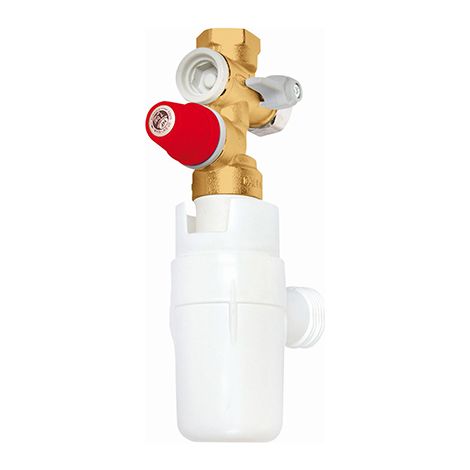 DIPRA - Kit groupe de sécurité vertical standard + entonnoir siphon - 7 Bars - 20/27