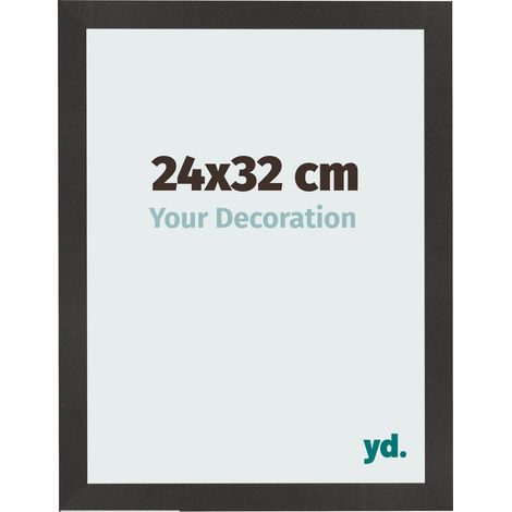 yd. - Cadre photo 24x32 - Noir Mat - MDF - Bologna