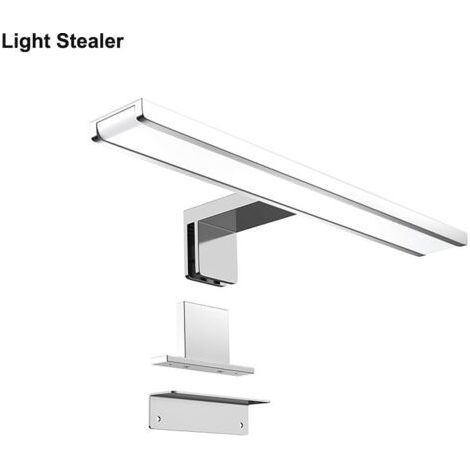 Lampe de miroir de salle de bain LED 6W, 230V, étanche IP44, 30cm, lumière blanche neutre 4000K, en ABS. (1/5)