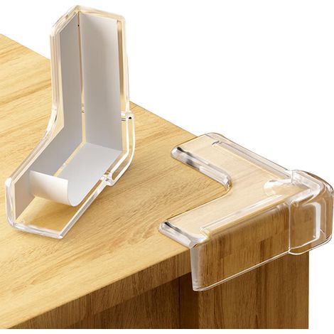 30 Pièces Coin de Table Protection Bebe, Transparent Protections pour Bébé avec Une Super Colle Améliorée, Tables et Coins Meubles - (1/5)
