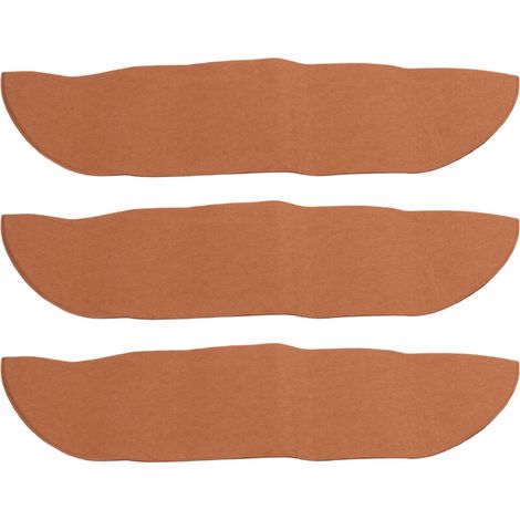 Rosvola Doublures de boîte de fenêtre pour jardinière, 3 pièces, panier en feutre, tenture murale de fleurs, balustrade de clôture de jardin marron 91.4cm/36 pouces