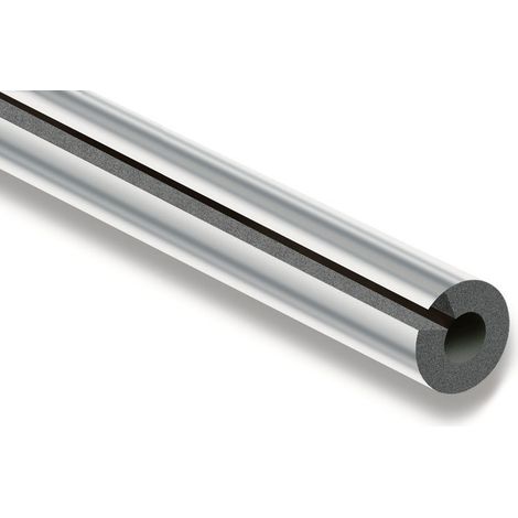 Tube isolant préfendu avec revêtement AL Clad 1m - épaisseur 13mm x Ø15mm - IK SAGI