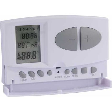 Termostato programable con cable para calefacción o aire acondicionado - Avidsen - 103954