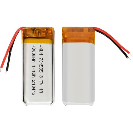 XLN 701535 3.7V 300mAh Rechargeable Polymer Lithium Battery for GPS Locators (1/5)