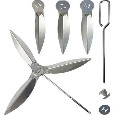 Set mit 2 One-Touch-Reinigungssystemen, 47 cm (18-1/2 Zoll) One-Touch-Reinigungssets, kompatibel mit Weber-Grillteilen 7443, 90992, 3618, 307443, 307408, 90719 (1/5)