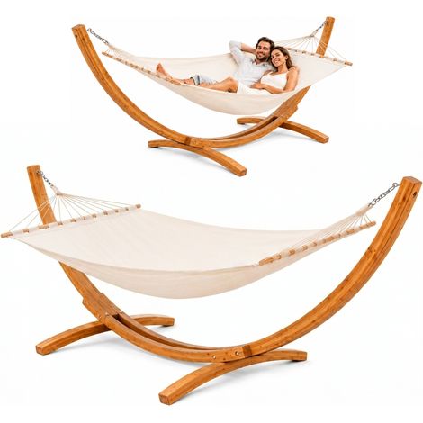 Amaca con cornice in legno EPR-HMG-10 beige (1/5)
