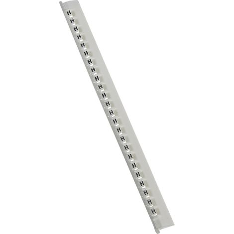 repère legrand memocab - lettre h - blanc - largeur 2.3 mm