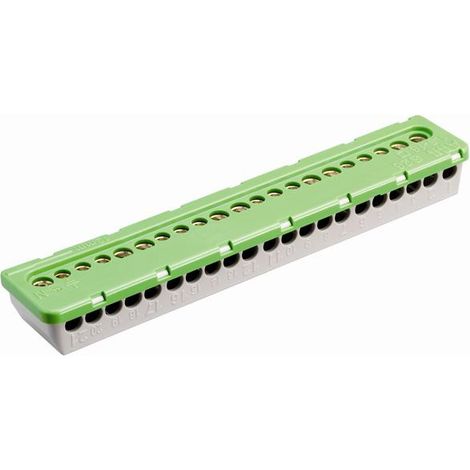 Bornier terre Mistral-9X16mm²+12X26mm²-Vis 1SPE007715F0744 ABB 799195 (1/4)