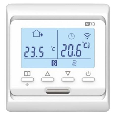 Silumen – Thermostat programmable connecté Wifi pour chaudière – Gestion de chauffage intelligent – Programmation jusqu'à 6 scénarios – Compatible Zigbee (1/5)