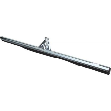 Raclette de sol extra large 100 cm avec manche long 150 cm, noire, pour usage industriel