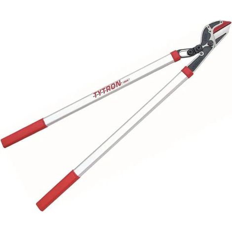 Lisam 71578 Tytron Tagliarami 80 cm Superleggero Acciaio Nervato con Manico Telescopico e Controperno colore Nero
