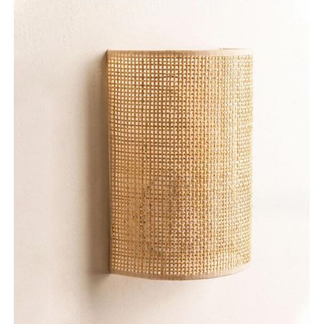 Applique En Bambou Pour L'intérieur Applique Murale Rétro En Rotin E27 Décoration D'intérieur Faite À La Main Abat-jour Vintage Lampe Bambou Salon Chambre Salle À Manger Couloir Escalier Appliques