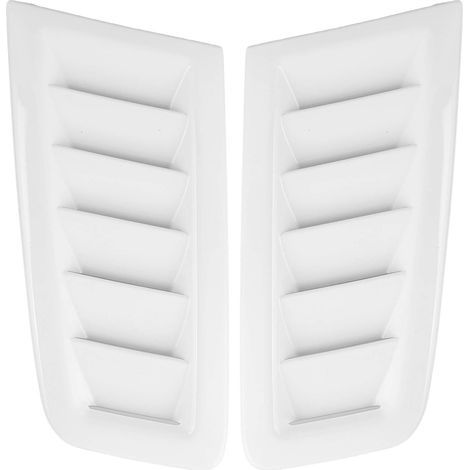 Cappa di ventilazione universale bianca a quattro lati, 27 cm, 11 cm, 26 cm, 14 cm, griglia di ventilazione in rete (1/5)