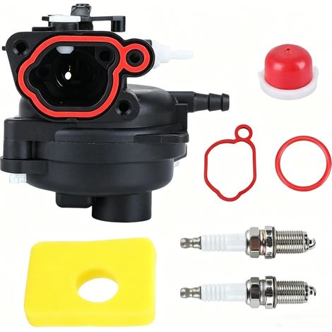 1 carburateur Briggs & Stratton, compatible 450E 500E 550EX, remplacement OEM pour tondeuses à gazon et moteurs verticaux . (1/5)