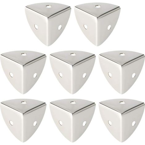 Protection Coin de Table 8 Pcs Meuble d'angle Corniere Brossé Convient pour Protection des Meubles, Décoration, Anti-Collision et Anti-Casse (1/4)