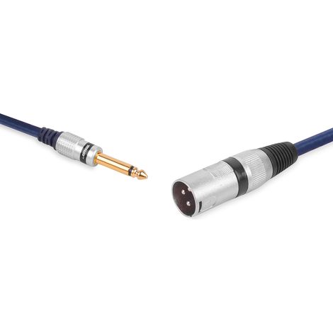 Cable jack mono de 6,3 mm - conector XLR de 3 pines vitalco Cable jack mono de 6,3 mm - conector XLR de 3 pines vitalco 7,5 m (MK34) (1/5)