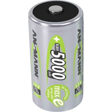 Ansmann maxE HR20 Batteria ricaricabile Torcia (D) NiMH 5000 mAh 1.2 V 1 pz.