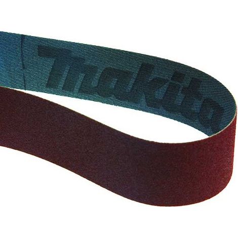 Nastri abrasivi 30x533 mm rossi per legno e metallo grana 80 (5 pz) - MAKITA P-36697