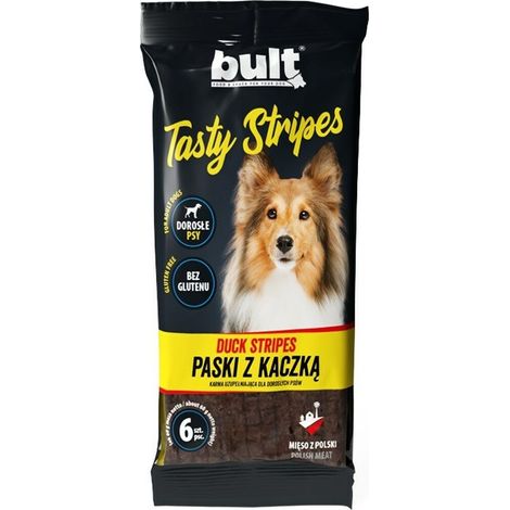 Snack per cani Bult Tasty Stripes a strisce, gusto anatra, confezione da 6 pezzi