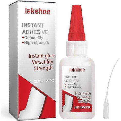 Colle multi-usages Jakehoe - colle imperméable pour réparer les fissures dans la céramique, le bois, le cuir et les tissus d'entretien quotidien (1/5)