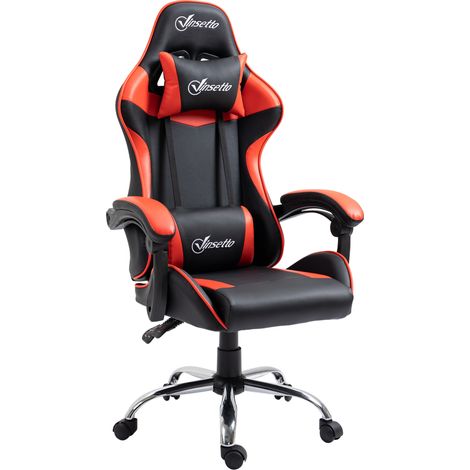 Fauteuil de bureau Gamer KAYZEN rouge et noir (1/5)