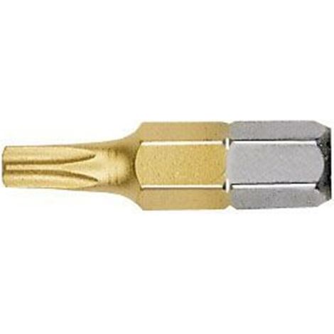 STANDARD Guide en étain 1/4" Pointe Torx courte (T10x25) WITTE 29513